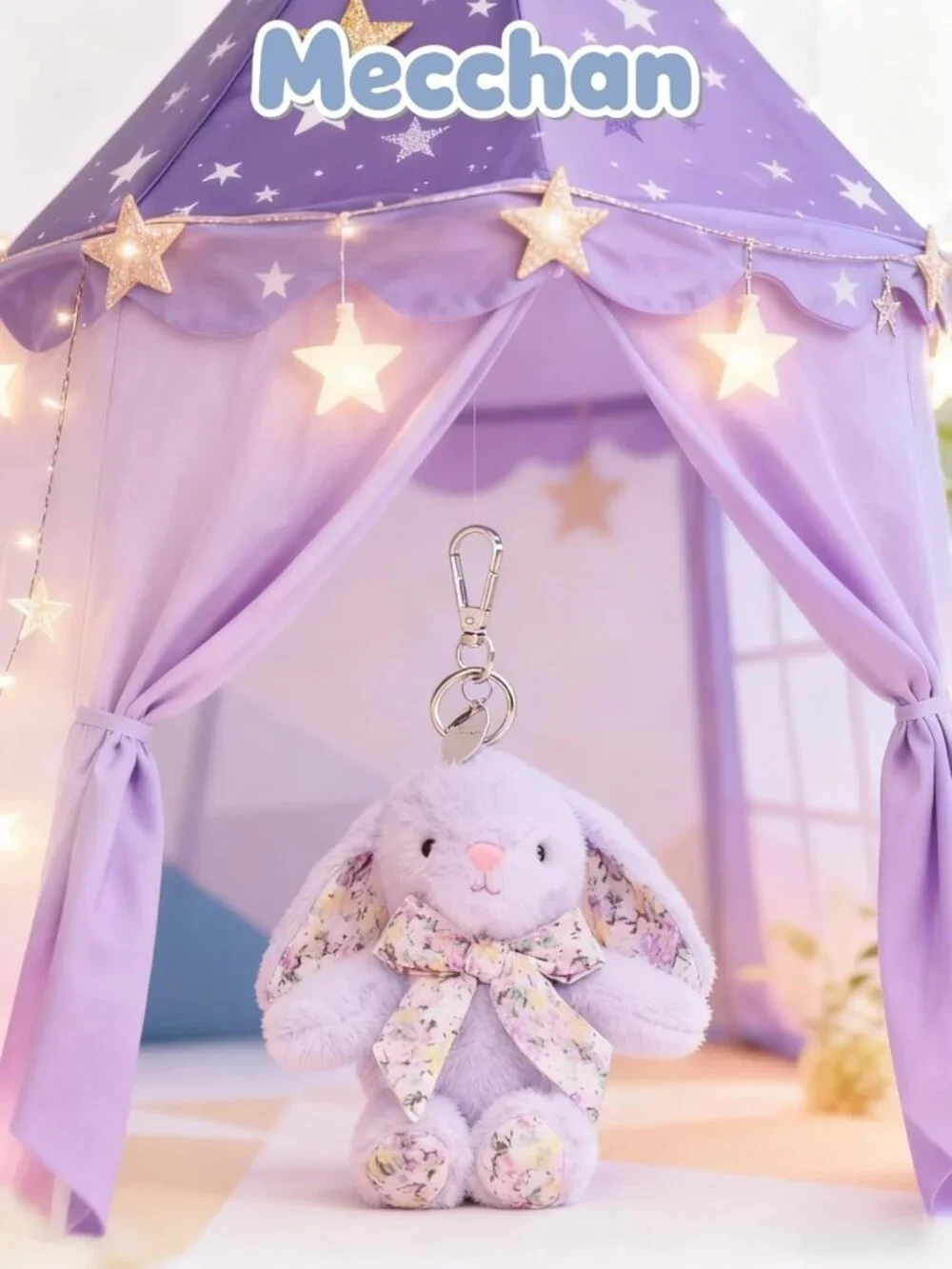 Cute Rabbit Keychain for Backpack | Adorable Bag Charm for Women & Teens